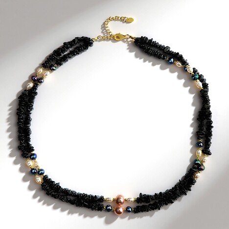 Collana in argento con Perla d'Acqua Dolce Pesca (Riya)