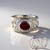 Anello in argento con Granato Malawi (Dallas Prince Designs)