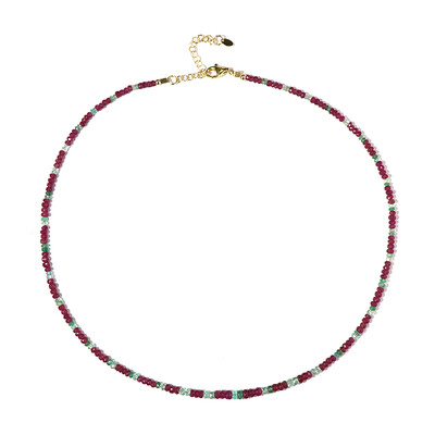Collana in argento con Rubino del Madagascar