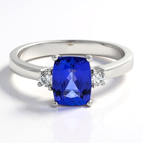 Anello in oro con Tanzanite AAA (CIRARI)
