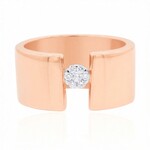 Bague en argent et Diamant I1 (G)