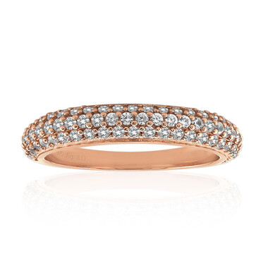 Bague en argent et Zircon