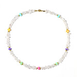 Edelstein-Silberhalskette