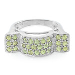 Demantoid Silver Ring