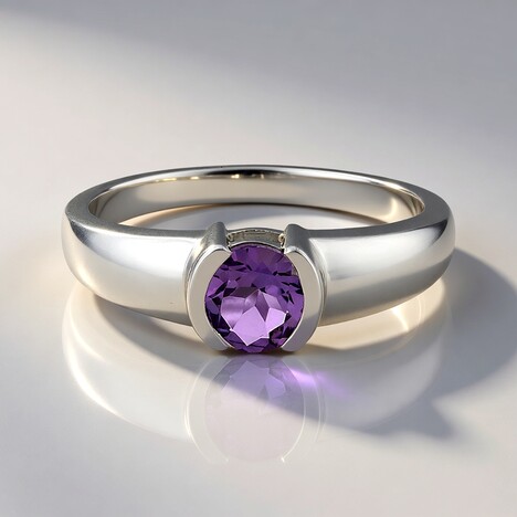 Anello in argento con Quarzo Azur