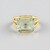Anello in argento con Ametista Verde