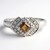 Anello in argento con Quarzo Fumè