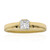 Anillo en oro con Diamante IF (D) (Annette)