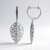 Orecchini in argento con Zircone (Ornaments by de Melo)