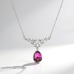 Collana in argento con Mosaico turchese