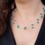 Green Onyx Silver Necklace (Adela Silber)