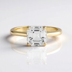Anello in argento con Topazio Bianco