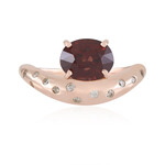Anillo en plata con Zircón rosado (Adela Silber)