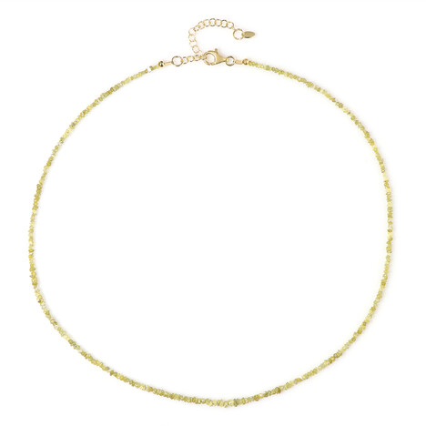 Collar en plata con Diamante amarillo