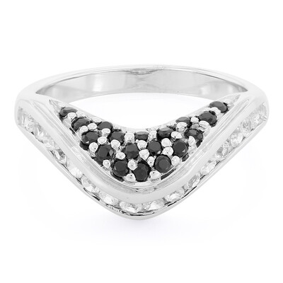 Bague en argent et Saphir blanc