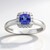 Anello in oro con Tanzanite AAA