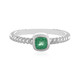 Anello in argento con Smeraldo Russo