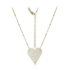 Collar en plata con Zircón (Adela Silber)