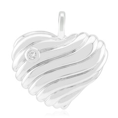 Ciondolo in argento con Diamante I1 (G) (Annette)