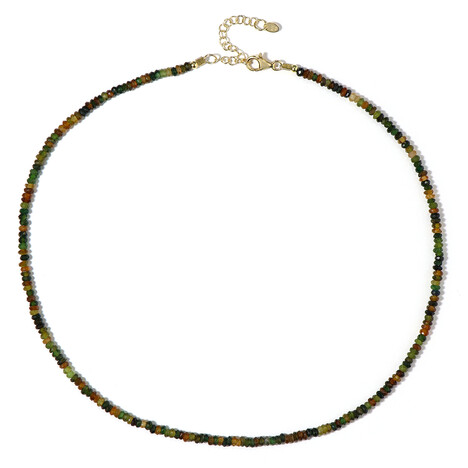 Turmalin-Silberhalskette