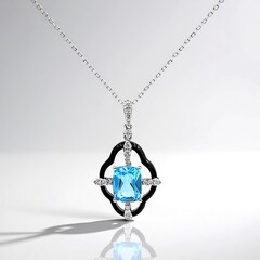 Collana in oro con Onice Nero