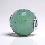 Ciondolo in argento con Avventurina Verde (MONOSONO COLLECTION)