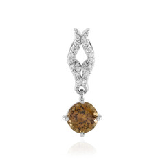 Ciondolo in argento con Tanzanite Gialla (non riscaldata)