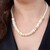 Keshi pearl Silver Necklace (TPC)