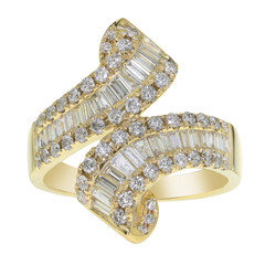 14K SI1 (H) Diamond Gold Ring (CIRARI)