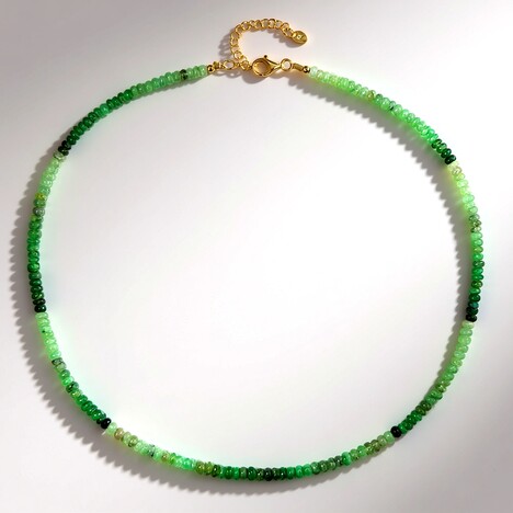 Collana in argento con Tsavorite della Tanzania