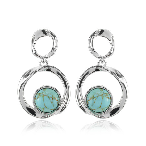 Türkis-Silberohrringe (dagen)