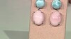 Pendientes en plata con Ópalo rosa (de Melo Essence)