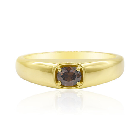 Anillo de hombre en oro con Diamante cognac Argyle SI1 (Mark Tremonti)