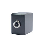 Zilveren hanger met een zwarte onyx (MONOSONO COLLECTION)