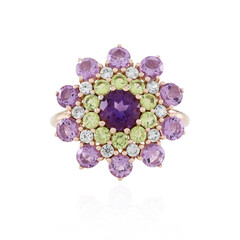 Anillo en plata con Amatista de Siberia (SAELOCANA)