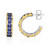 Pendientes en plata con Tanzanita (Gems en Vogue)