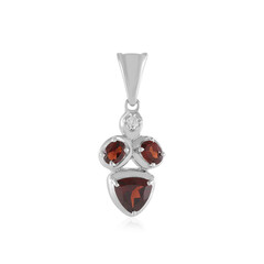 Pendentif en argent et Grenat du Mozambique