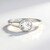 Anello in argento con Topazio Bianco