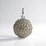 Ciondolo in oro con Diamante Champagne I2 (de Melo Gold)