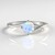 Anello in argento con Opale di Welo