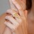 Gouden ring met een Diamant SI1 (G) (Annette)