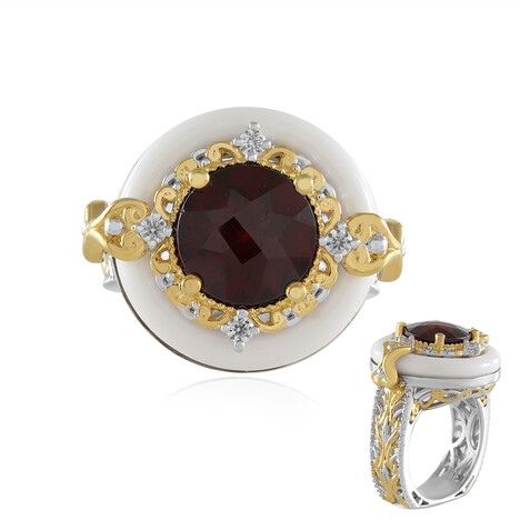 Anillo en plata con Ónix blanco (Gems en Vogue)