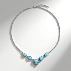 Collana in argento con Larimar