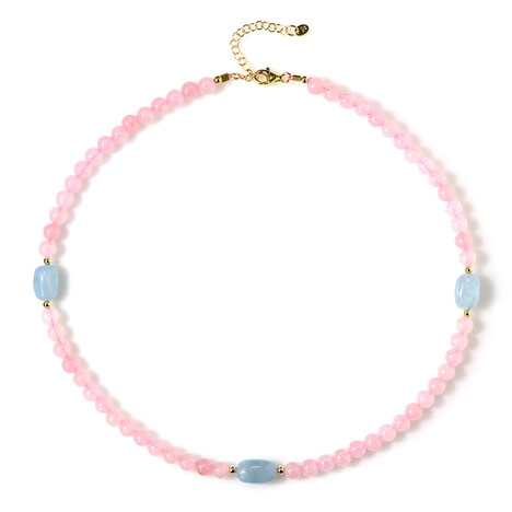 Edelstein-Silberhalskette