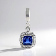 Ciondolo in argento con Cianite del Nepal