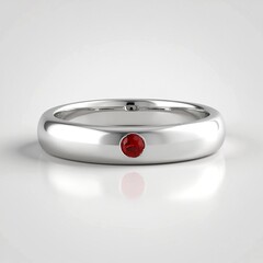 Anello in argento con Rubino Tanzania