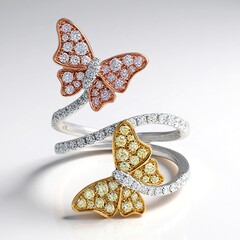 Anello in oro con Diamante Giallo SI2