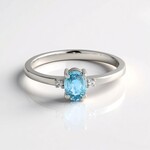 Anello in argento con Zircone Ratanakiri
