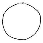 Collar en plata con Espinela negra