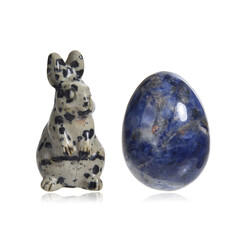 Figurine et Jaspe Dalmatien